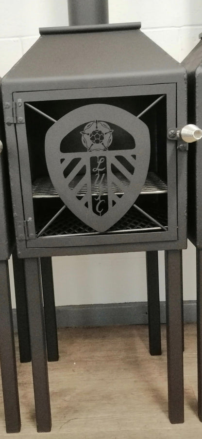 Leeds United outdoor stove by Fire Pit Stop NI