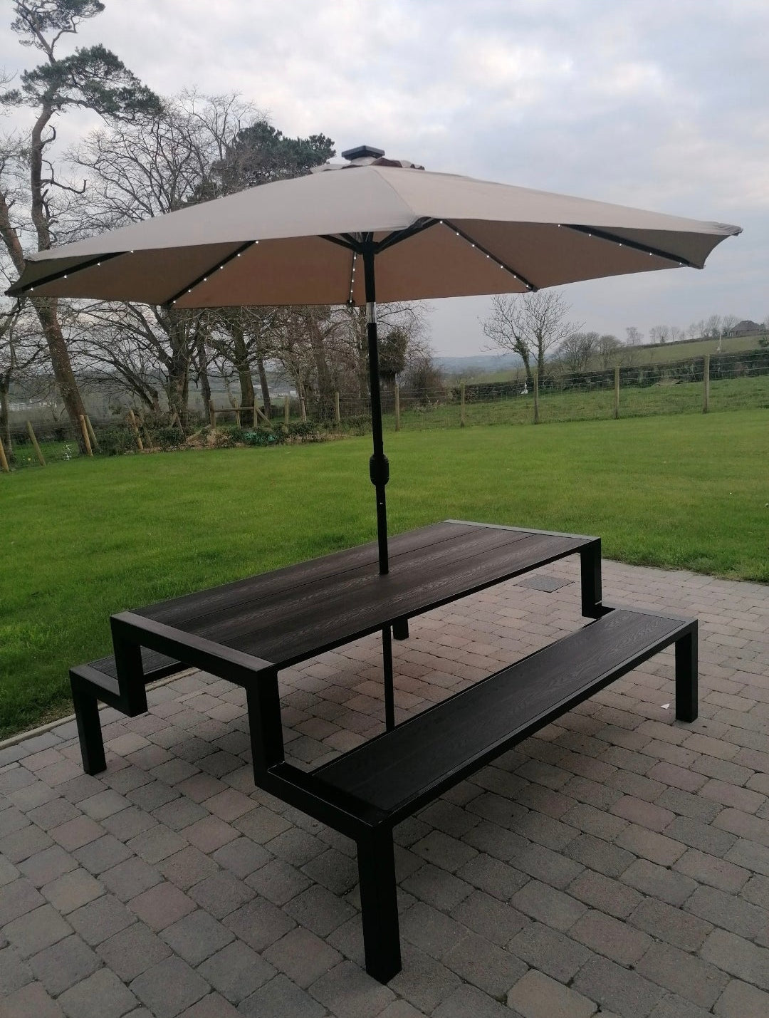 Steel Composite Picnic Table by Fire Pit Stop NI