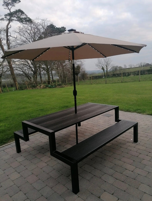 Steel Composite Picnic Table by Fire Pit Stop NI