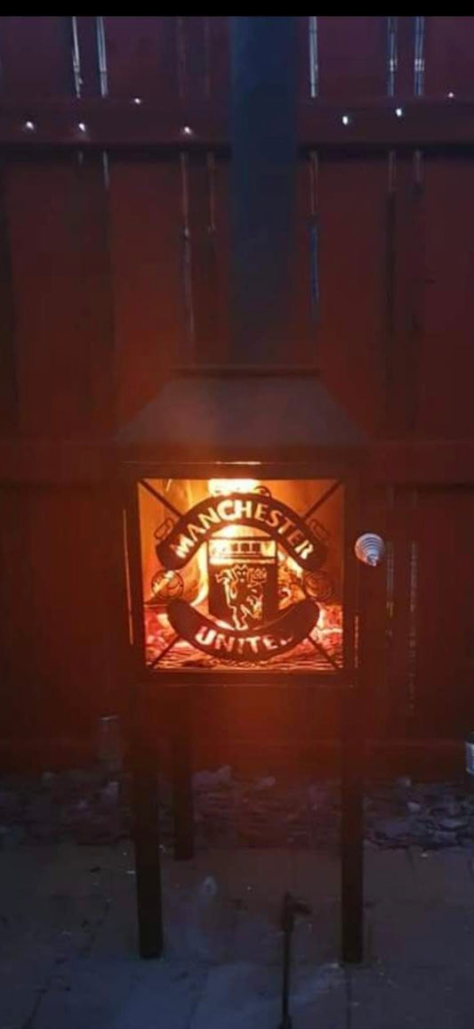 Football themed outdoor stove