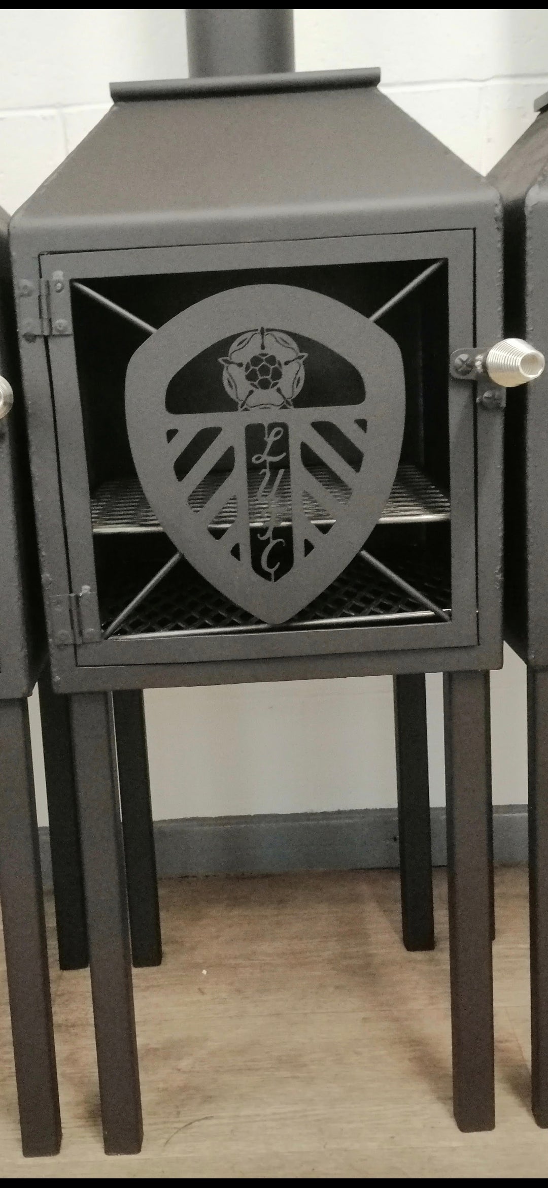 Football themed outdoor stove